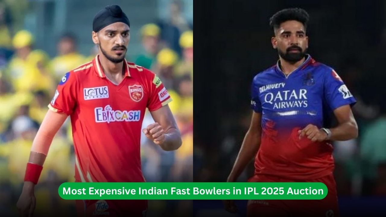 Most Expensive Indian Fast Bowlers in IPL 2025 Auction