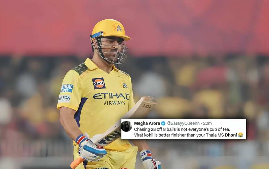 IPL 2025: "MS Dhoni is Done" – Fans React as Dhoni Fails to Chase 20 Runs in the Final Over of RR vs CSK Clash